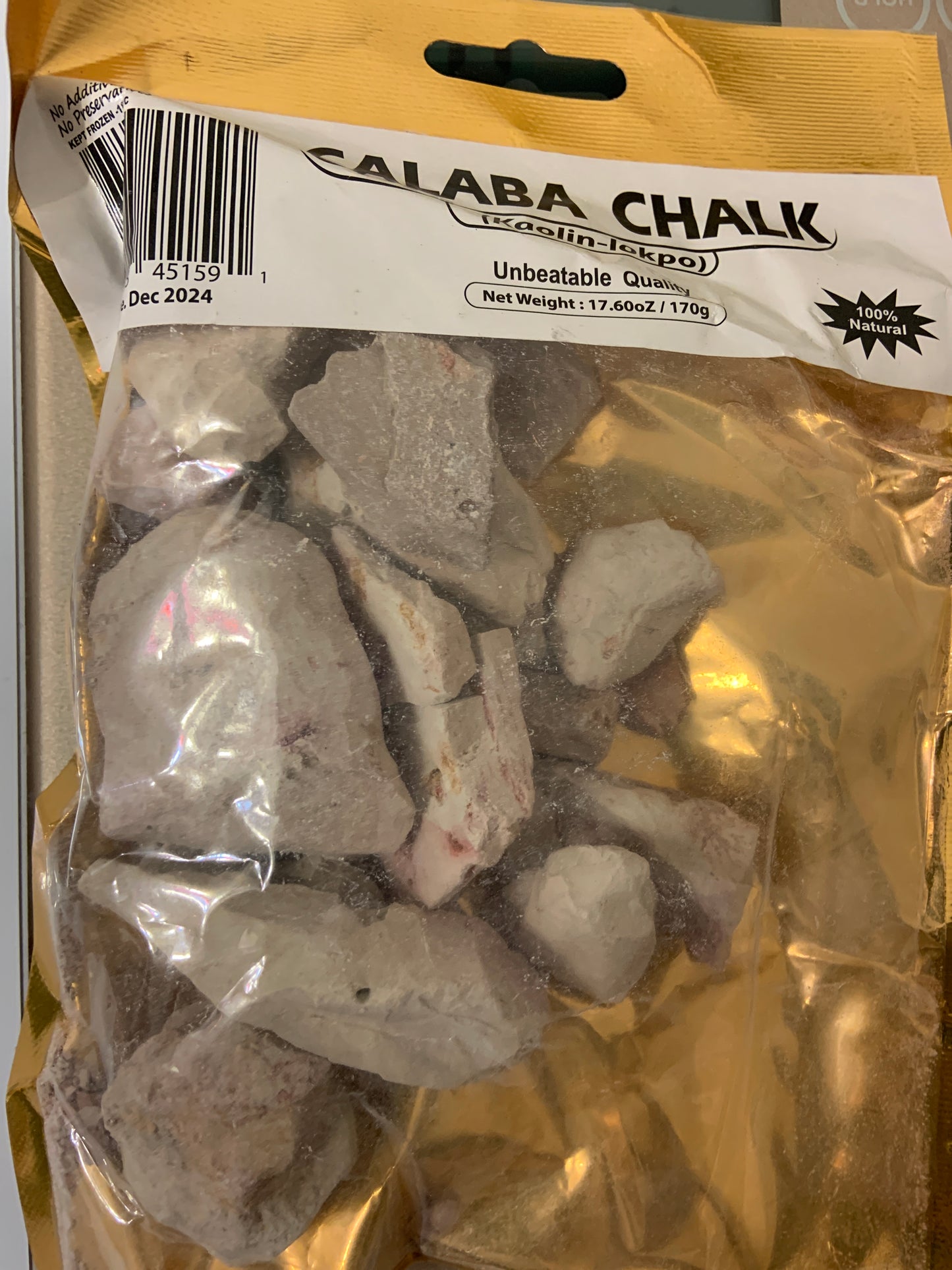 Calaba Chalk kaolin lokpo
